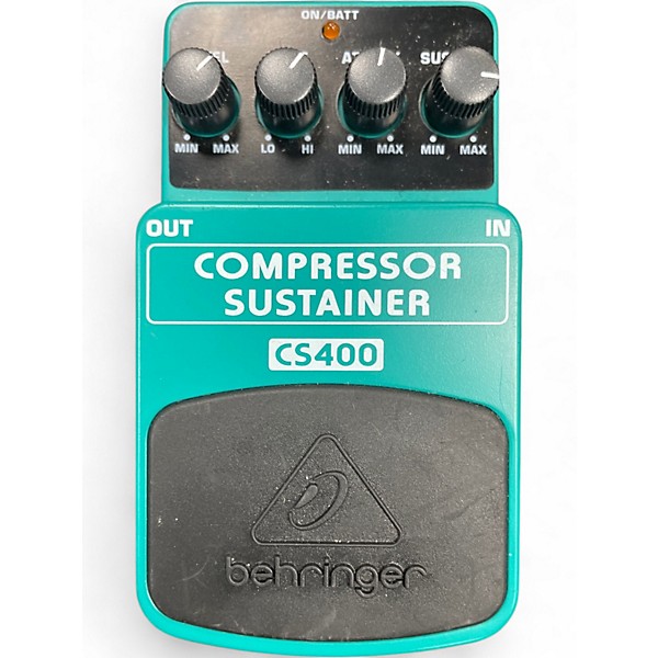 Used Behringer CS400 Compressor Sustainer Effect Pedal