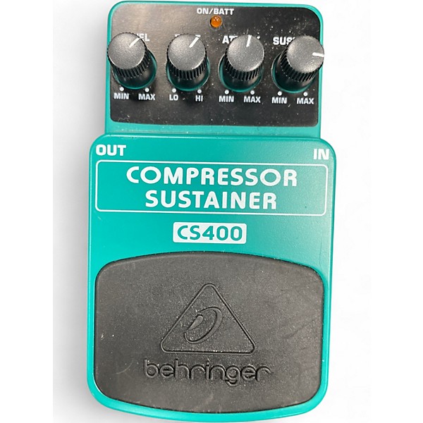 Used Behringer CS400 Compressor Sustainer Effect Pedal