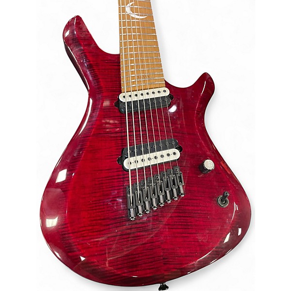 Used Kiesel KVM8 Red Solid Body Electric Guitar