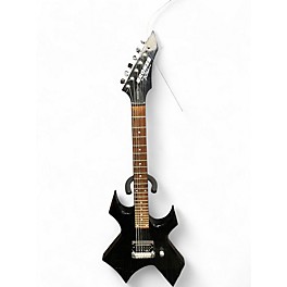 Used B.C. Rich Bronze Series Warlock Black Solid Body Electric Guitar
