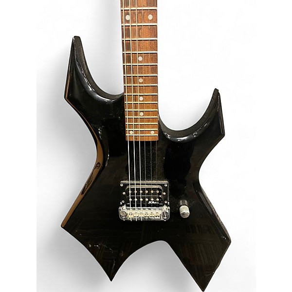 Used B.C. Rich Bronze Series Warlock Black Solid Body Electric Guitar