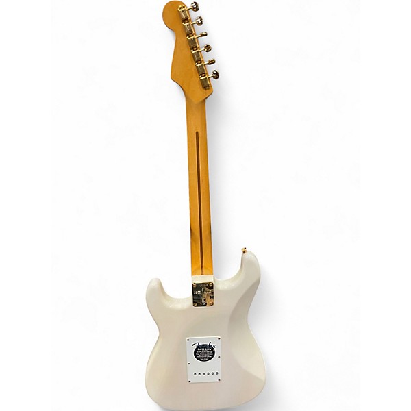 Used 2007 Fender American Vintage 1957 Commemorative Stratocaster White Blonde Solid Body Electric Guitar