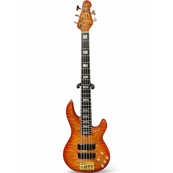 Used Yamaha BBNE Nathan East Signature 2 Tone Sunburst Electric Bass Guitar