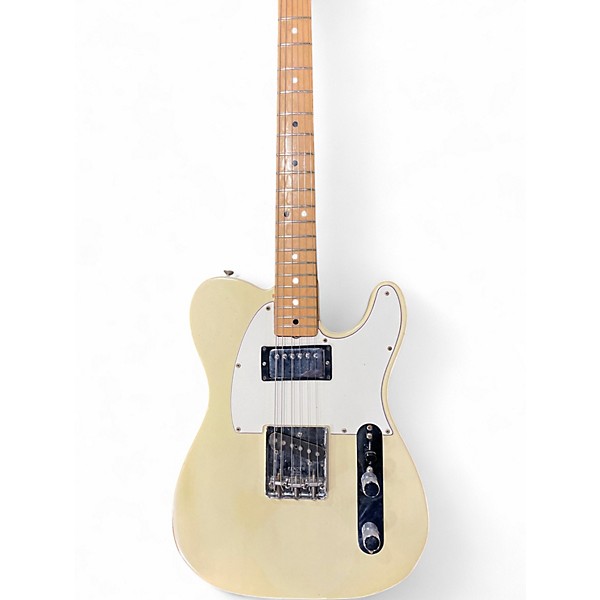 Vintage 1973 Fender Telecaster White Blonde Solid Body Electric Guitar