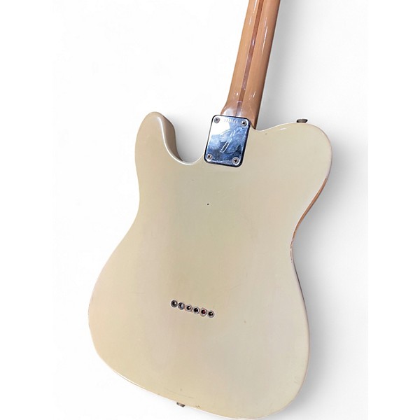 Vintage 1973 Fender Telecaster White Blonde Solid Body Electric Guitar
