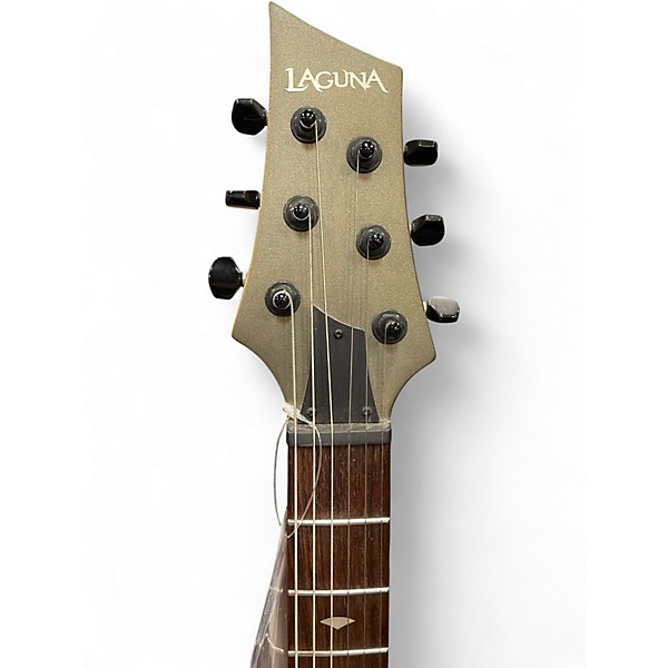 Used Laguna LE200 Gunmetal Gray Solid Body Electric Guitar