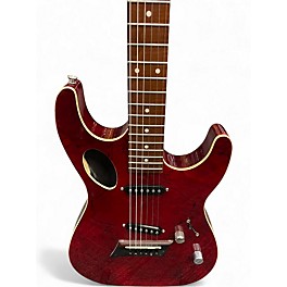 Used Michael Kelly Hybrid 60 Port Trans Red Hollow Body Electric Guitar