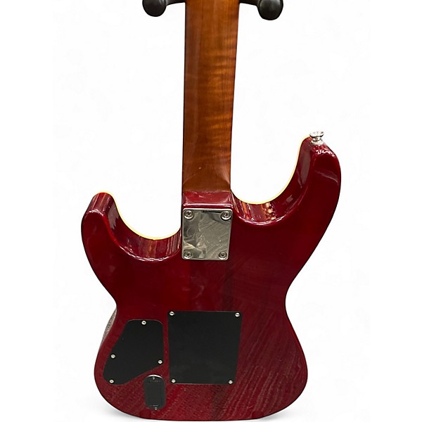 Used Michael Kelly Hybrid 60 Port Trans Red Hollow Body Electric Guitar