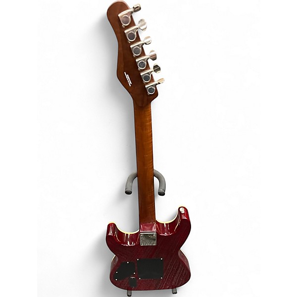 Used Michael Kelly Hybrid 60 Port Trans Red Hollow Body Electric Guitar