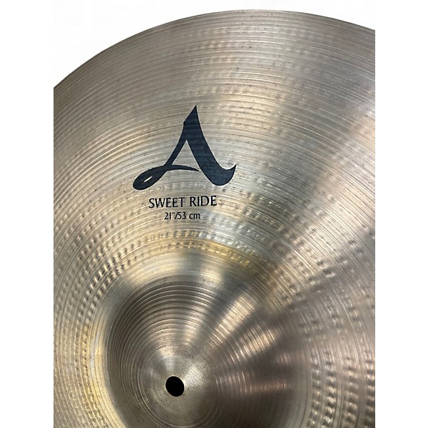 Used Zildjian 21in A Series Sweet Ride Cymbal
