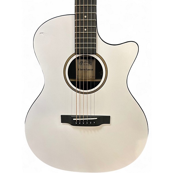 Used Martin GPC-X1E Special X Series HPL WHITE Acoustic Electric Guitar