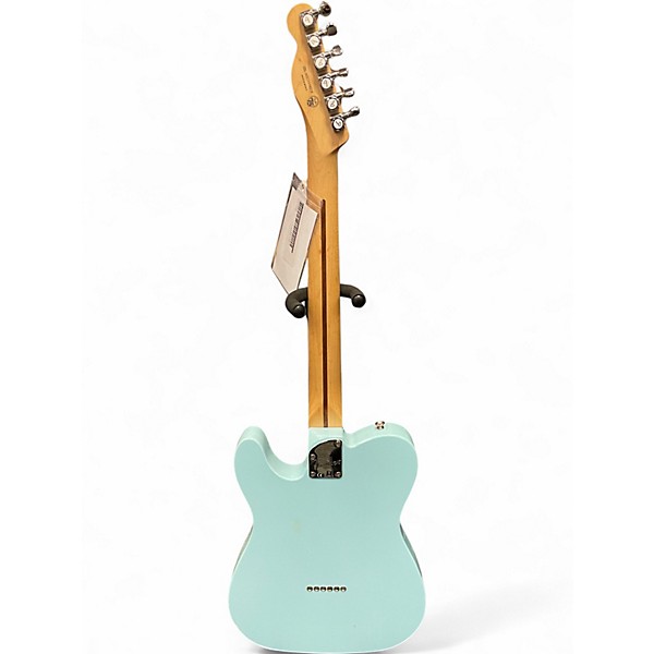 Used 2021 Fender Deluxe Nashville Telecaster Daphne Blue Solid Body Electric Guitar