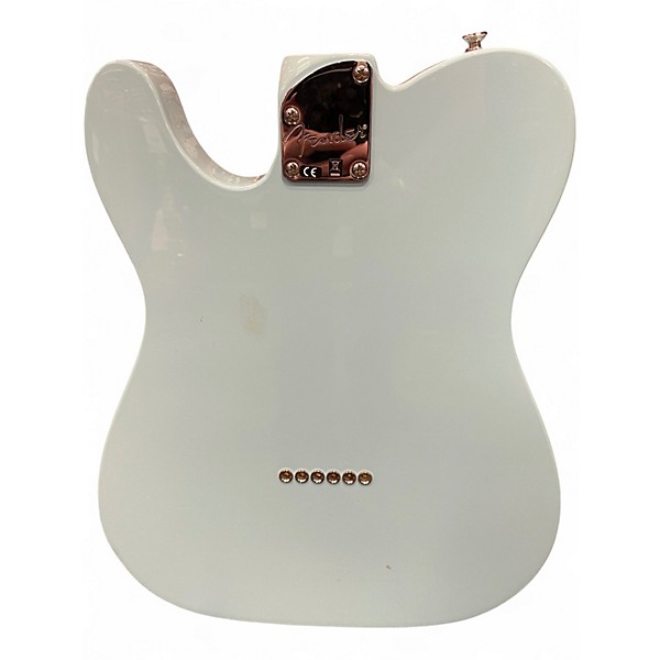 Used 2021 Fender Deluxe Nashville Telecaster Daphne Blue Solid Body Electric Guitar