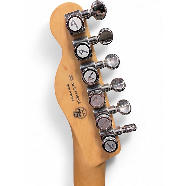 Used 2021 Fender Deluxe Nashville Telecaster Daphne Blue Solid Body Electric Guitar