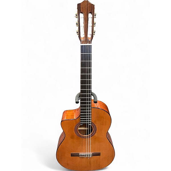 Used Cordoba C5CE Left Handed Natural Nylon String Acoustic Guitar