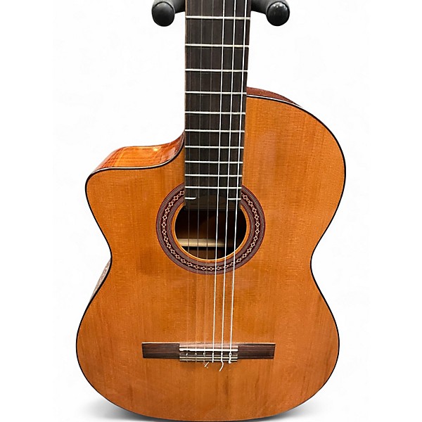 Used Cordoba C5CE Left Handed Natural Nylon String Acoustic Guitar