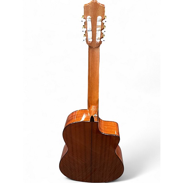 Used Cordoba C5CE Left Handed Natural Nylon String Acoustic Guitar