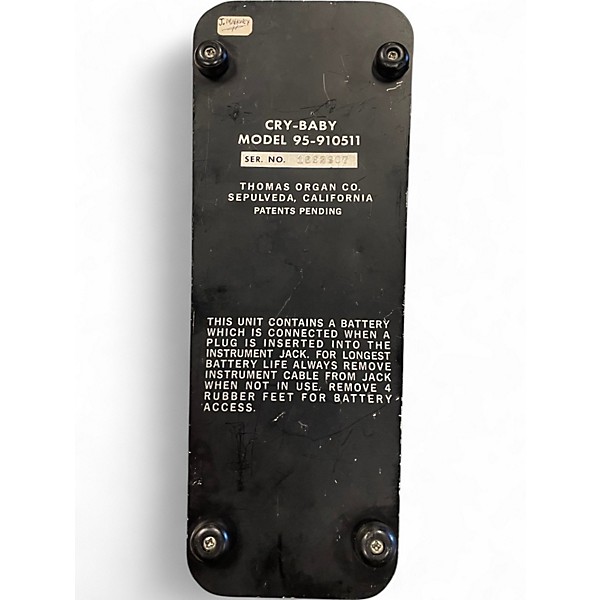 Used Dunlop 910511 CRY BABY Effect Pedal