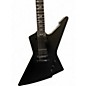 Used Schecter Guitar Research E-1 EVIL TWIN  SLS Flat Black Solid Body Electric Guitar