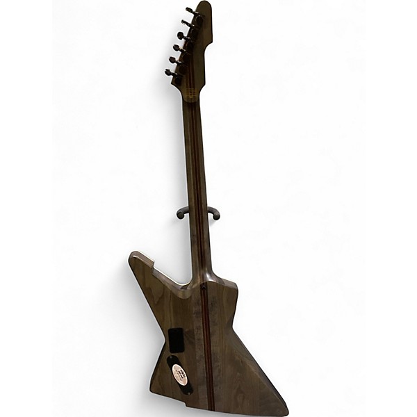 Used Schecter Guitar Research E-1 EVIL TWIN  SLS Flat Black Solid Body Electric Guitar