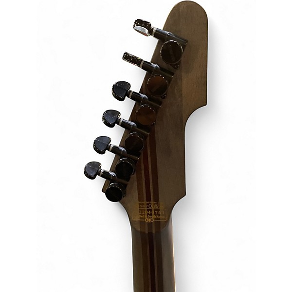 Used Schecter Guitar Research E-1 EVIL TWIN  SLS Flat Black Solid Body Electric Guitar