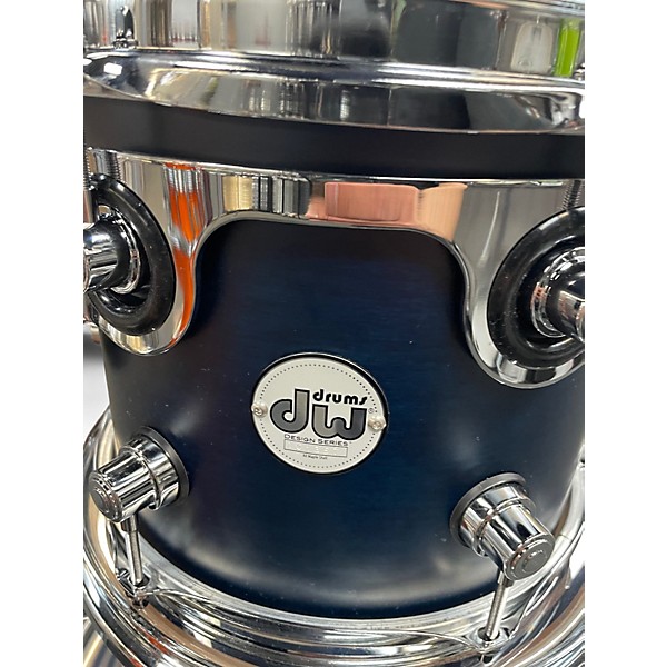 Used DW 4 Piece Design Series Midnight Blue Drum Kit