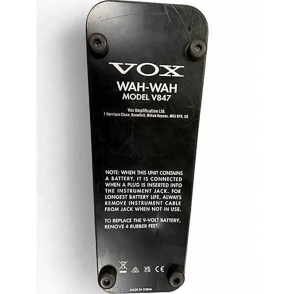 Used VOX V847 Reissue Wah Effect Pedal