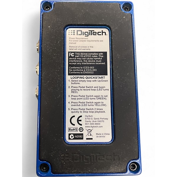 Used DigiTech JMSXT JamMan Solo XT Looper Pedal