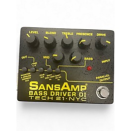 Used Tech 21 Sansamp PBDR Bass Driver DI Bass Effect Pedal