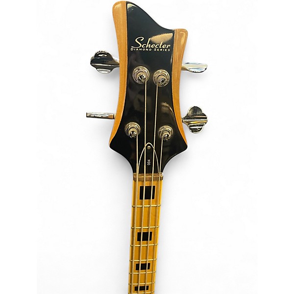 Used Schecter 004 Black Electric Bass Guitar