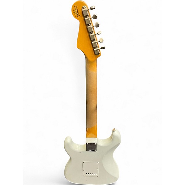 Used 2022 Fender LTD 1960 Journeyman Alpine White Solid Body Electric Guitar