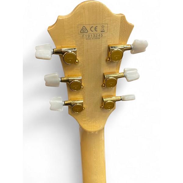 Used Ibanez GB10 George Benson Natural Hollow Body Electric Guitar