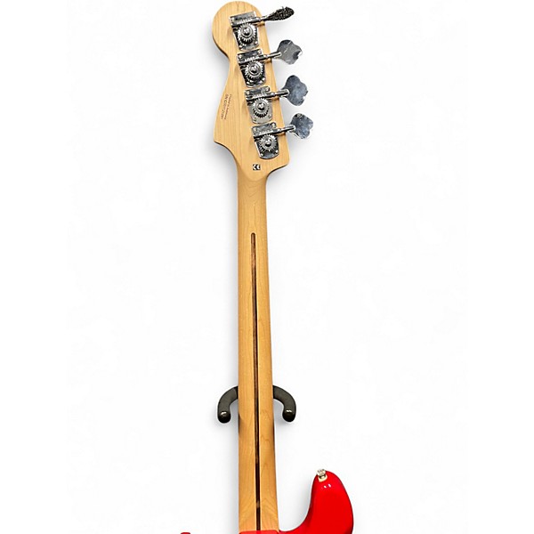 Used Squier Affinity Precision Bass Torino Red Electric Bass Guitar