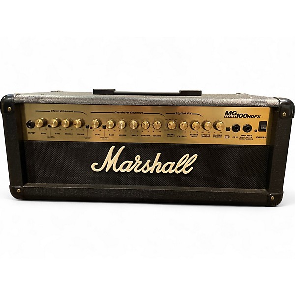 Used Marshall MG100HDFX 100W Solid State Guitar Amp Head