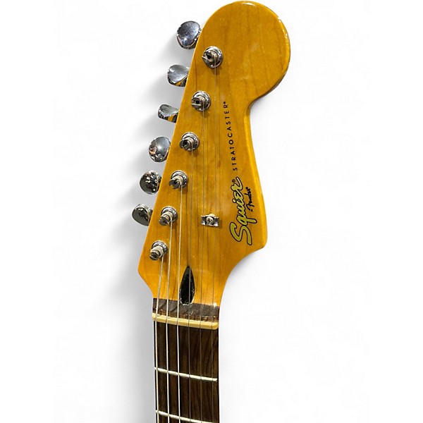 Used Squier Vintage Modified Surf Stratocaster Seafoam Green Solid Body Electric Guitar