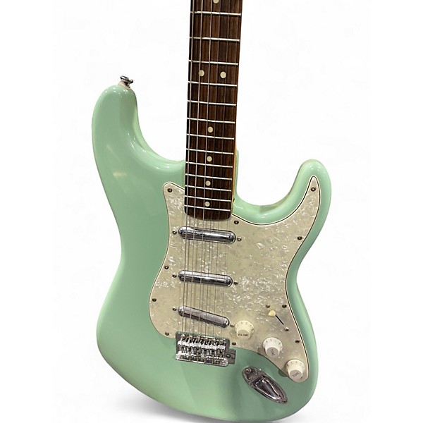 Used Squier Vintage Modified Surf Stratocaster Seafoam Green Solid Body Electric Guitar