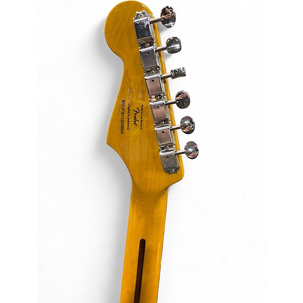 Used Squier Vintage Modified Surf Stratocaster Seafoam Green Solid Body Electric Guitar