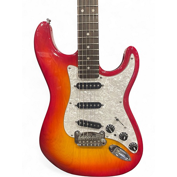 Used G&L Legacy SSS Cherry Sunburst Solid Body Electric Guitar