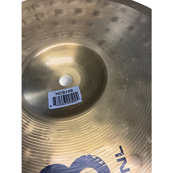 Used MEINL 10in HCS Splash Cymbal