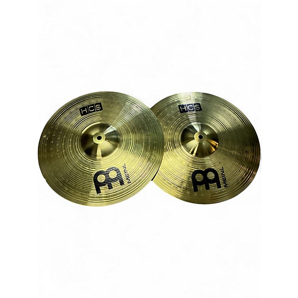 Used MEINL 14in HCS Hi Hat Pair Cymbal
