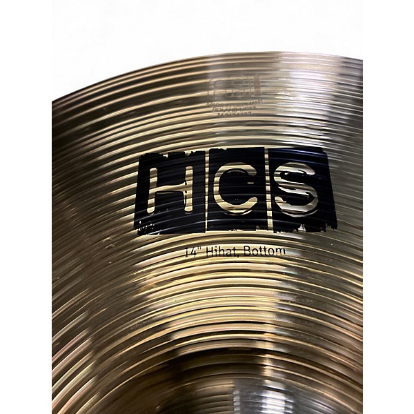Used MEINL 14in HCS Hi Hat Pair Cymbal