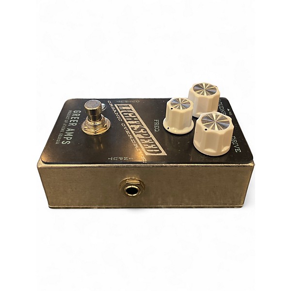 Used Greer Amplification Lightspeed organic overdrive Effect Pedal