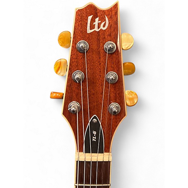 Used ESP LTD TL6 Black Acoustic Electric Guitar