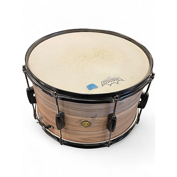 Used TAMA 14in WOODWOORKS POPLAR SNARE ZEBRAWOOD WRAP Drum