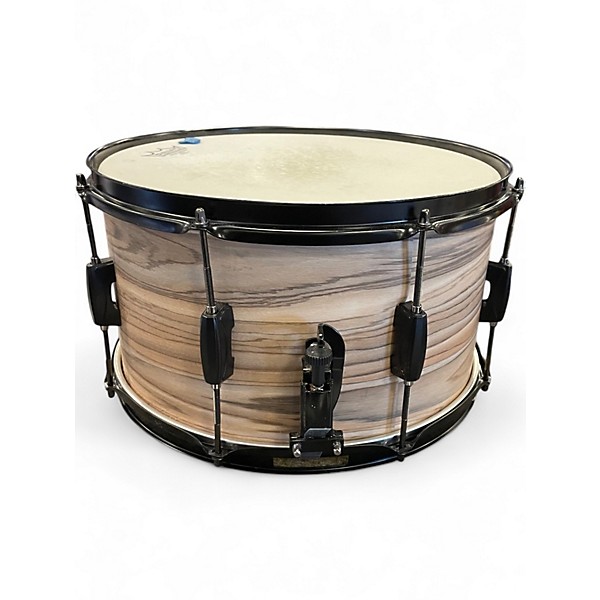 Used TAMA 14in WOODWOORKS POPLAR SNARE ZEBRAWOOD WRAP Drum