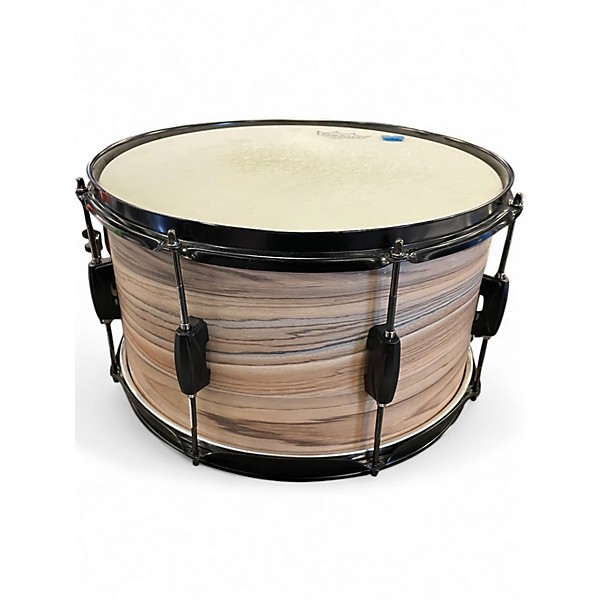 Used TAMA 14in WOODWOORKS POPLAR SNARE ZEBRAWOOD WRAP Drum
