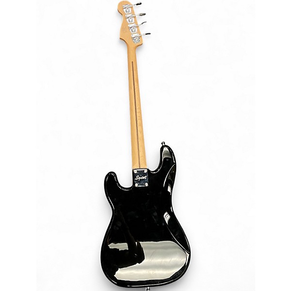 Used Squier Precision Bass Black Electric Bass Guitar