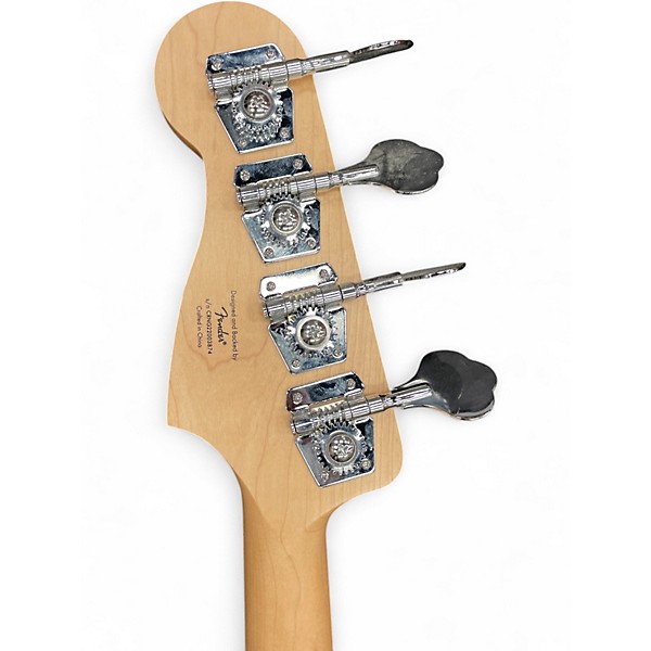 Used Squier Precision Bass Black Electric Bass Guitar