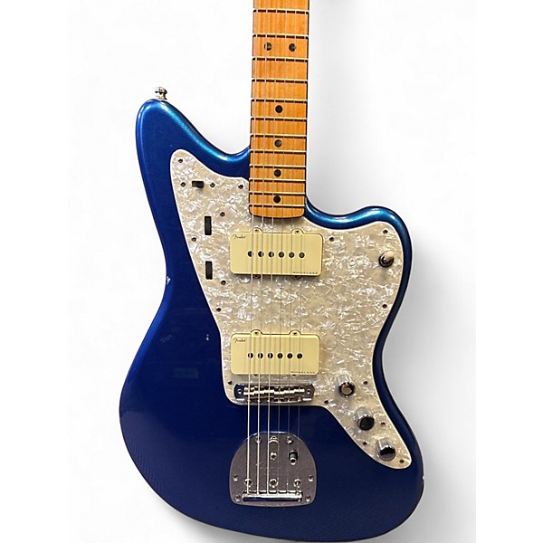Used Fender American Ultra Jazzmaster Blue Sapphire Solid Body Electric Guitar