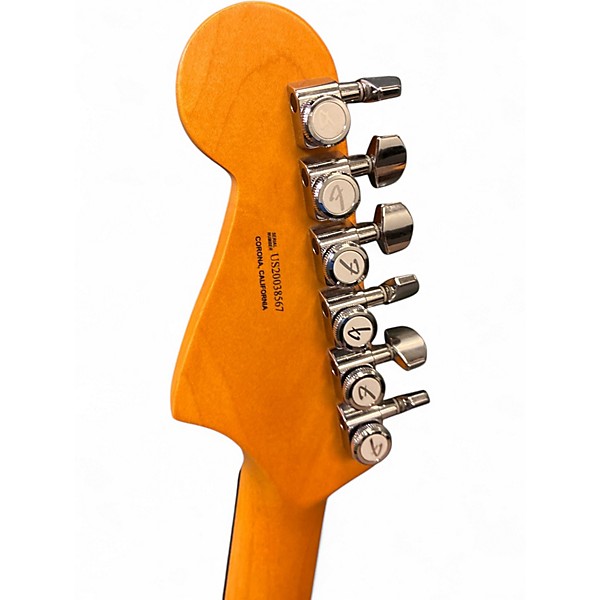 Used Fender American Ultra Jazzmaster Blue Sapphire Solid Body Electric Guitar